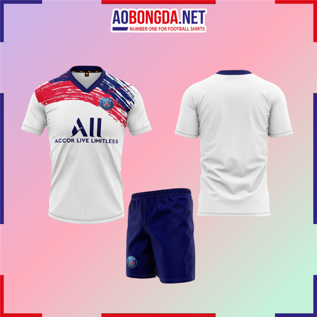 Áo Bóng Đá Câu Lạc Bộ PSG Trắng Tập 2022-2023