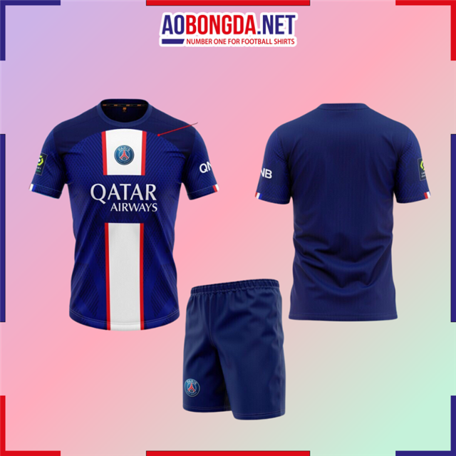 Áo Bóng Đá Câu Lạc Bộ PSG Tím Than 2022-2023