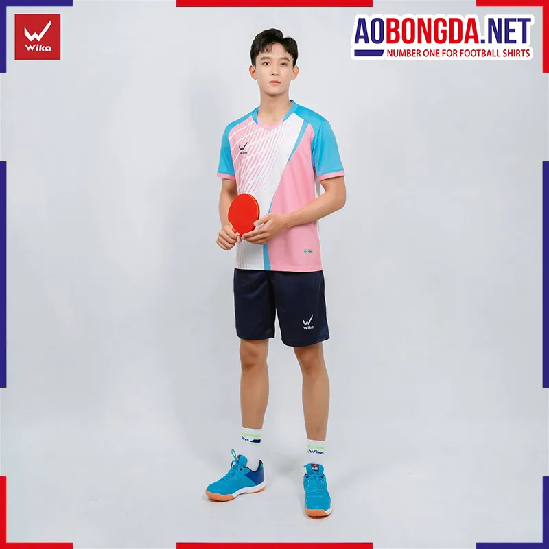 [SALE] Bộ Thể Thao Wika Pazio Nam Xanh Hồng