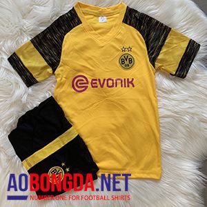 Quần áo trẻ em đội Borussia Dortmund vàng 2019