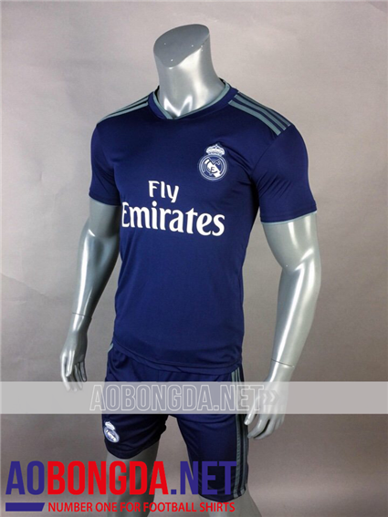 Áo Bóng Đá Real Madrid đen mùa giải 2018-2019