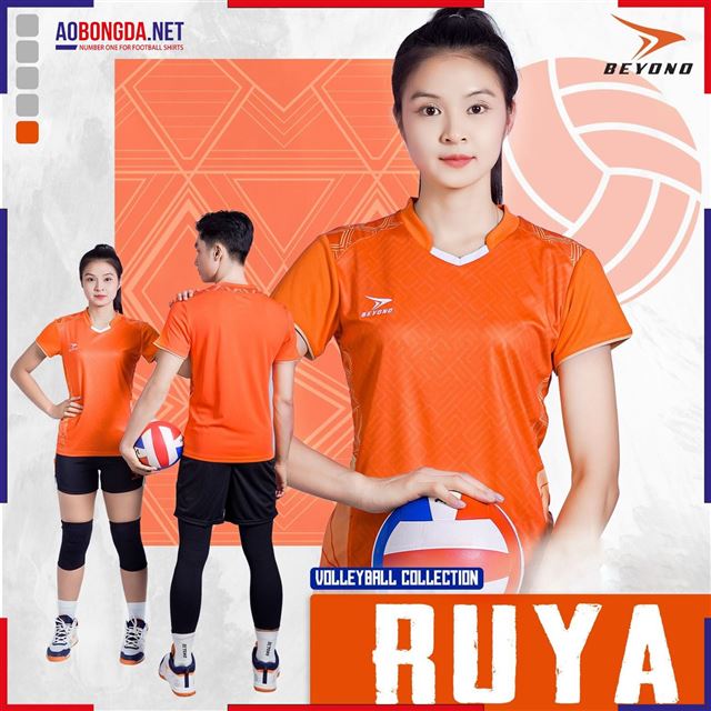 Áo Bóng Chuyền Beyono Ruya Cam Nữ