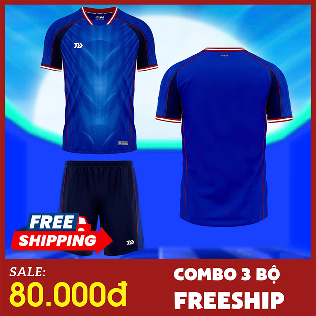 [ FREE SHIP TỪ 3 BỘ] Áo Bóng Đá Không Logo Bulbal Hunter 2 Xanh Bích