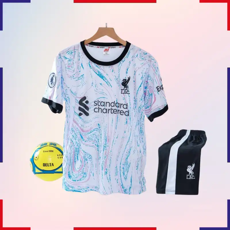 Áo Bóng Đá Liverpool Trắng Sân Khách 2022-2023