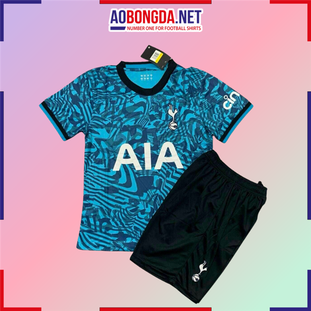 Áo Bóng Đá Câu Lạc Bộ Tottenham Xanh Ngọc Loang 2022-2023
