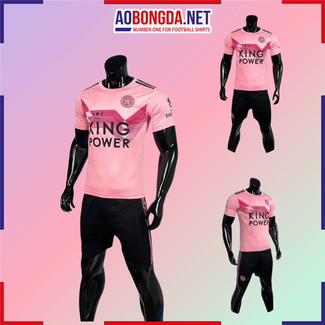 Áo Bóng Đá Câu Lạc Bộ Leicester City Hồng 2022-2023