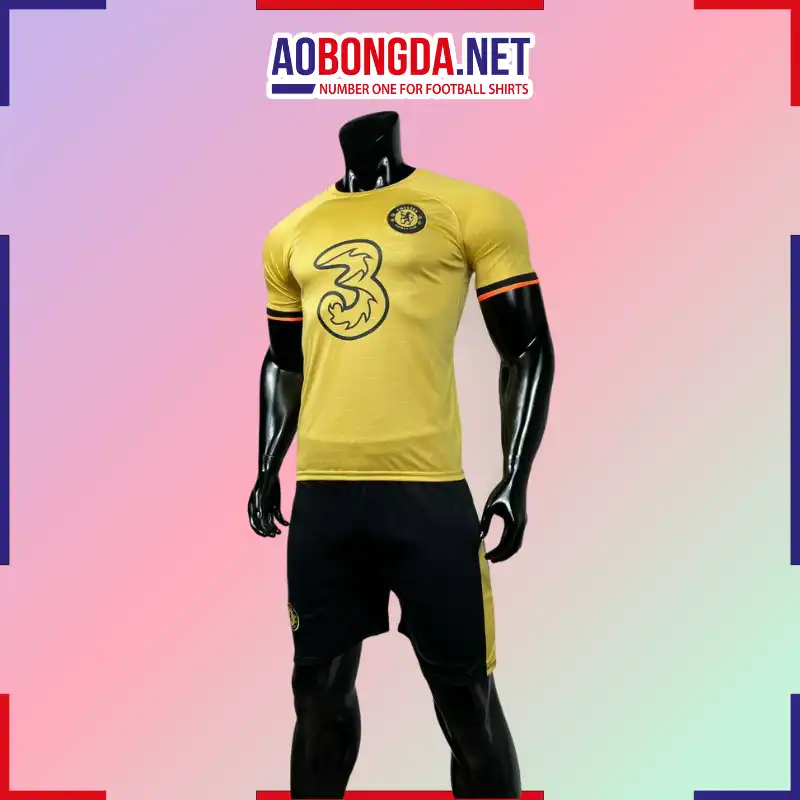 Áo Bóng Đá Câu Lạc Bộ Chelsea Vàng Đồng 2022 - 2023