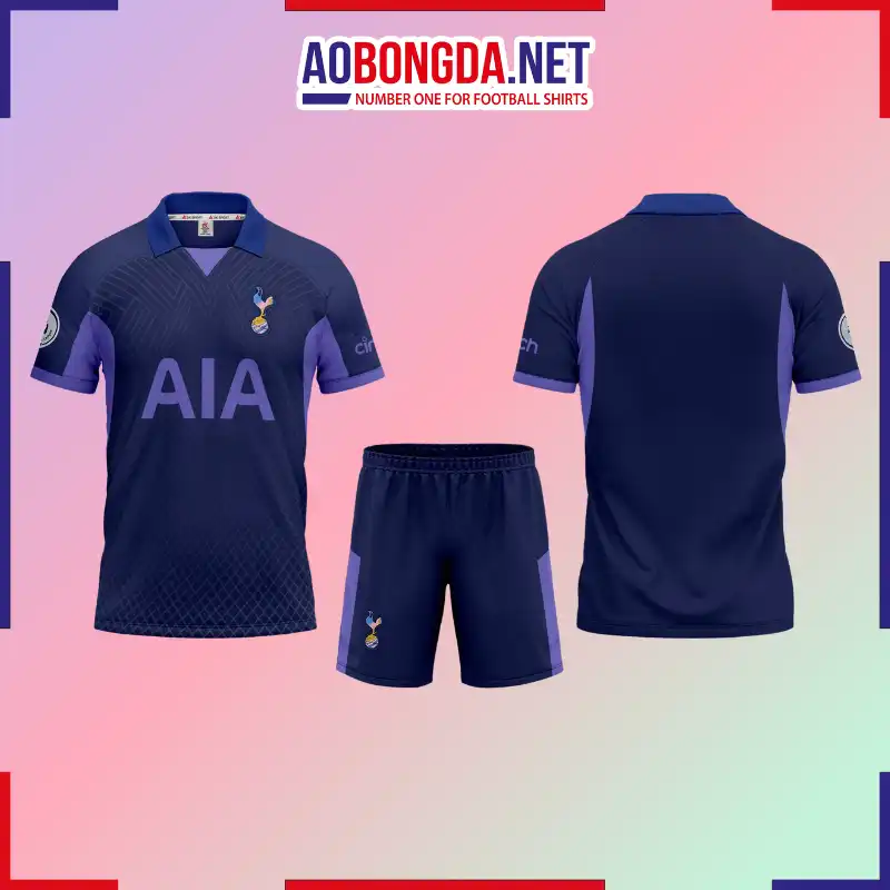Áo Bóng Đá Câu Lạc Bộ Tottenham Xanh Đen 2023-2024