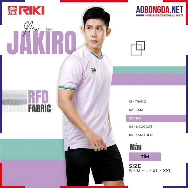 Áo Không Logo Riki Jakiro Tím