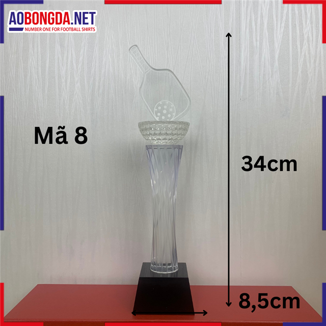 Kỷ Niệm Chương Pickleball Mã 8 Trắng