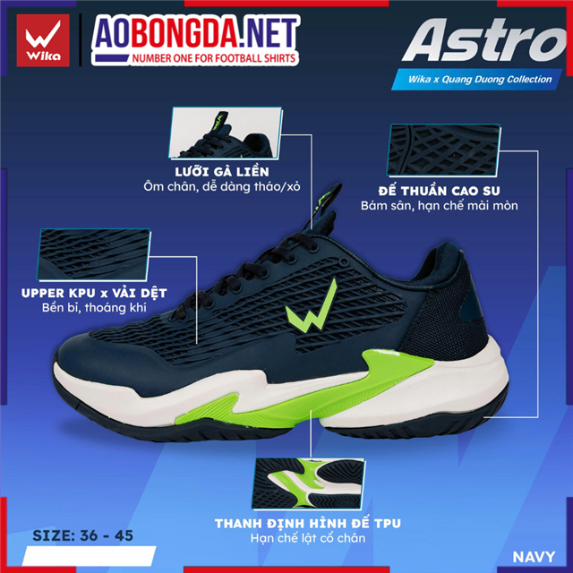 Giày Thể Thao Wika Astro Navy