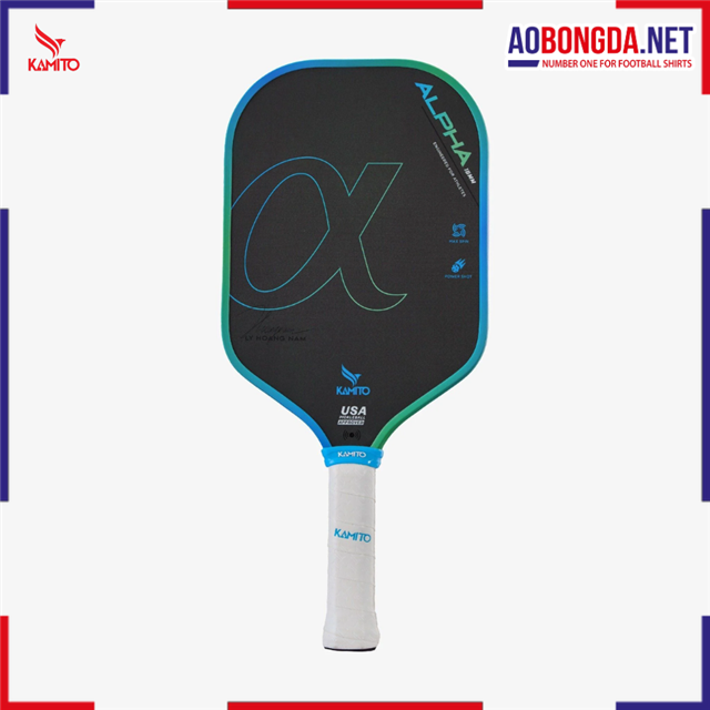 Vợt Pickleball Kamito Alpha Xanh Da Trời Bạc Hà