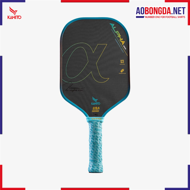 Vợt Pickleball Kamito Alpha Xanh Ngọc Lam 