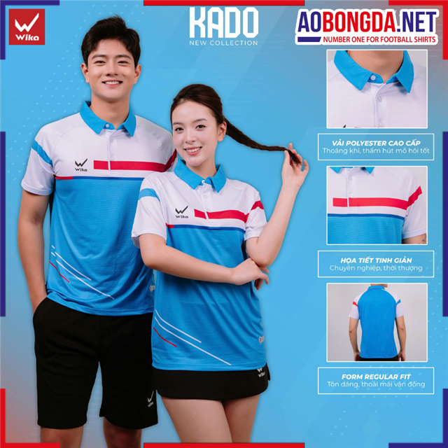 Áo Polo Wika Kado Xanh Ya