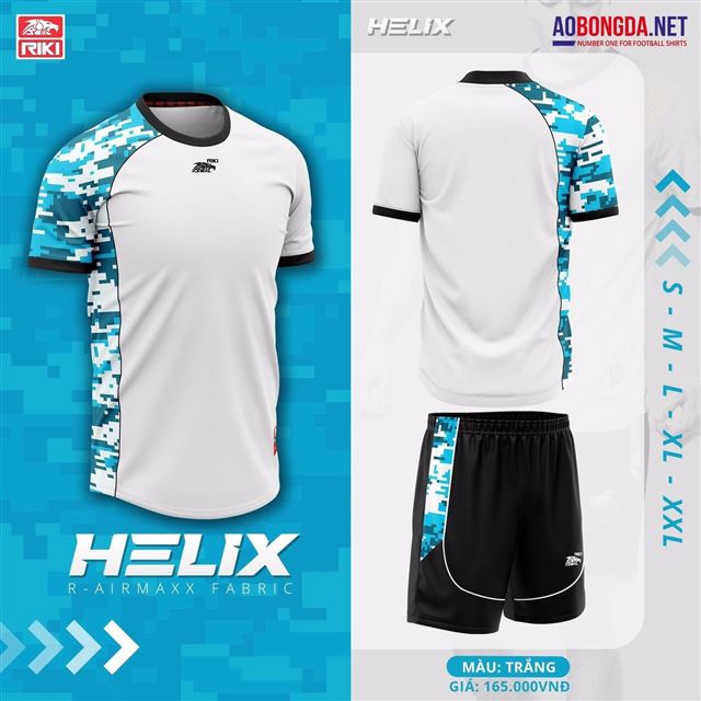 Áo Không Logo Riki Helix Trắng 