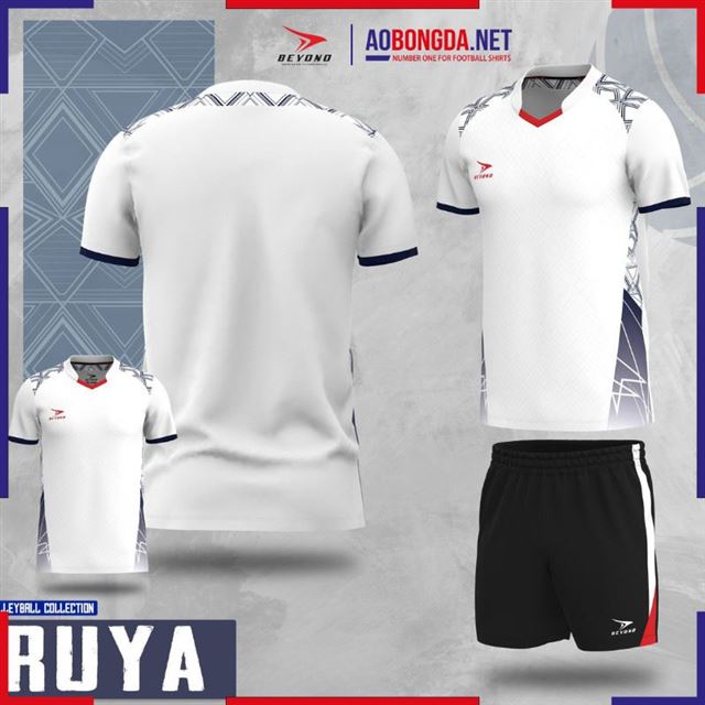 Áo Bóng Chuyền Beyono Ruya Trắng Nam 