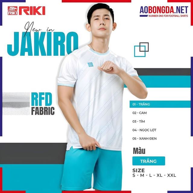 Áo Không Logo Riki Jakiro Trắng