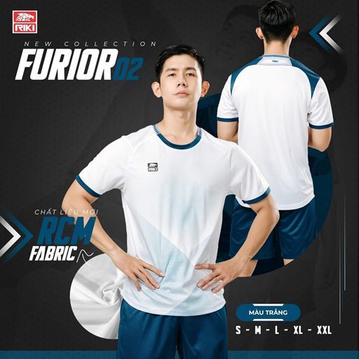 Áo Không Logo Riki Furior 2 Trắng