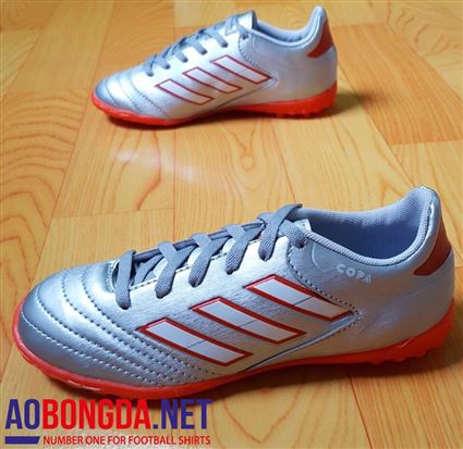 Giầy Bóng Đá Trẻ Em Copa bạc cam