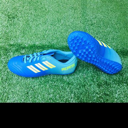 Giầy Bóng Đá Trẻ Em Predator xanh dương gót xanh ngọc