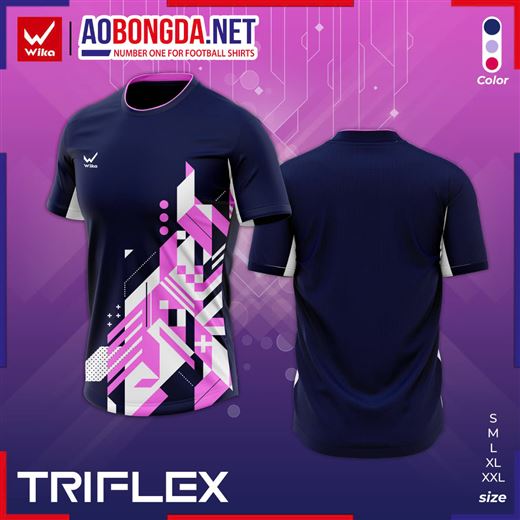Áo Thể Thao Nữ Wika Triflex Navy