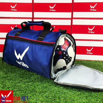 Túi trống Đựng Đồ Bóng Đá Wika xanh dương 2