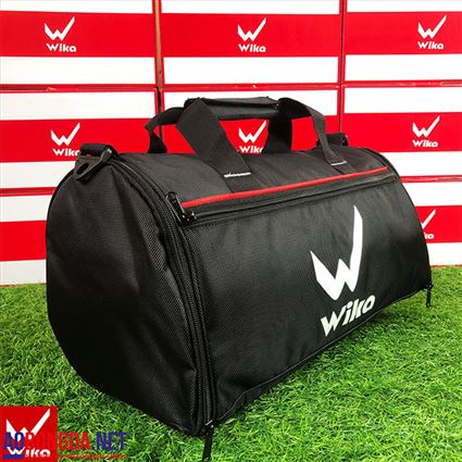 Túi trống Đựng Đồ Bóng Đá Wika đen