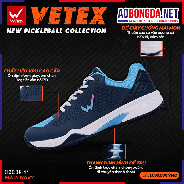 Giày thể thao Wika Vetex Navy