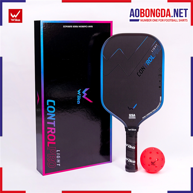 Vợt Pickleball Wika Control Pro Đen Xanh 