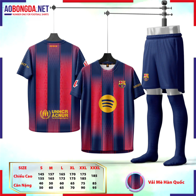 Áo Bóng Đá Câu Lạc Bộ Barca Sân Nhà 2025-2026