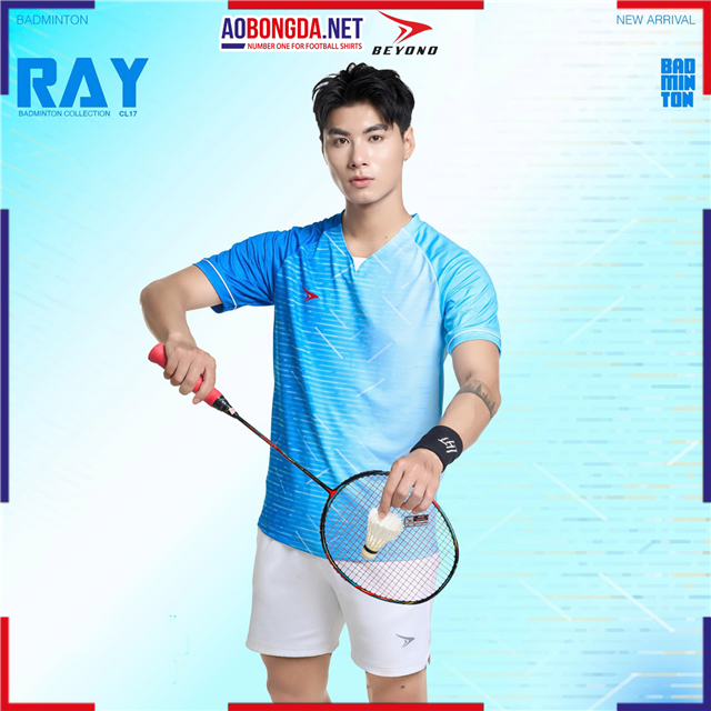 Áo Cầu Lông Beyono Ray CL17 Nam Xanh Ya