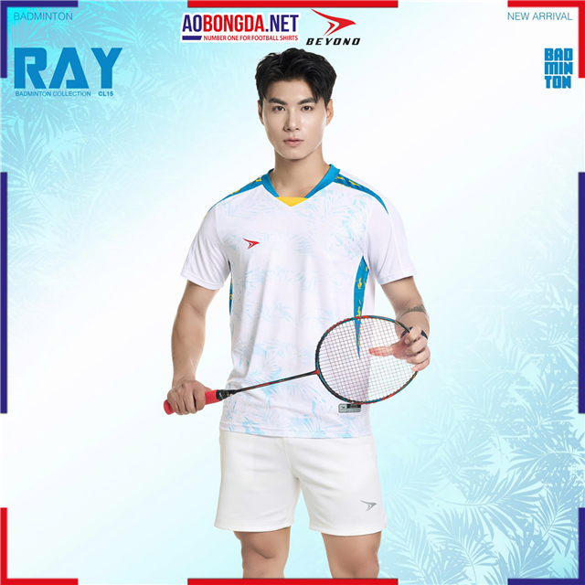 Áo Cầu Lông Beyono Ray CL15 Nam Trắng