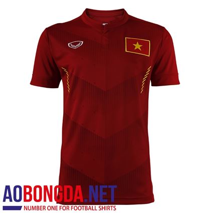 Áo thi đấu bóng đá đội tuyển Việt Nam đỏ sân nhà 2016 2017