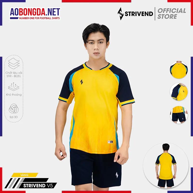 Áo Không Logo Bulbal Strivend V5 Vàng