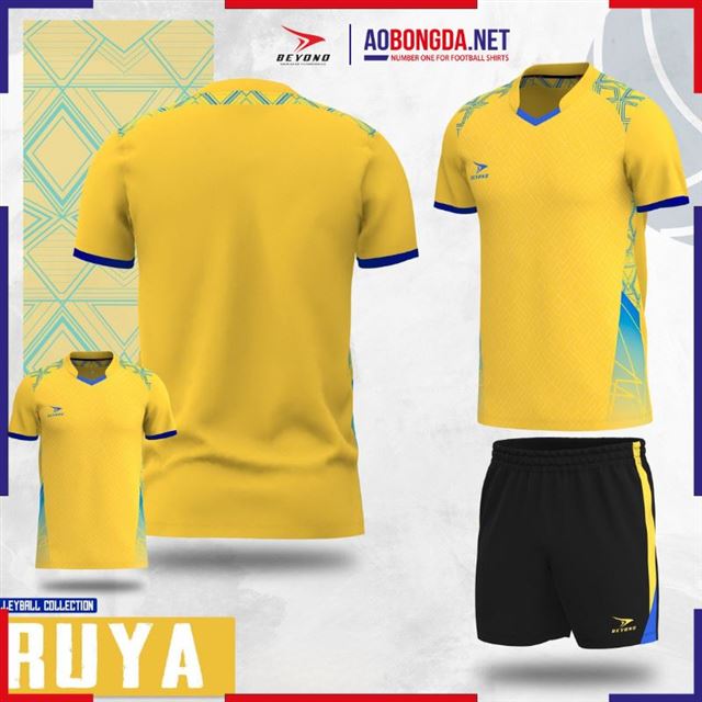 Áo Bóng Chuyền Beyono Ruya Vàng Nam 