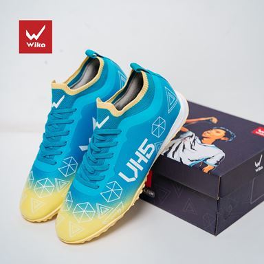Giày Bóng Đá Wika VH5 Trẻ Em Xanh Dương