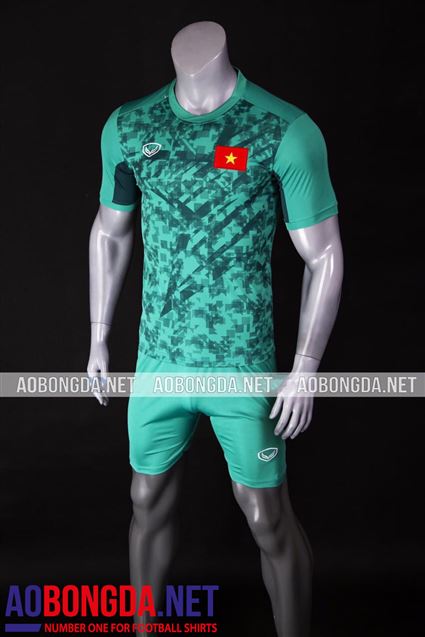 Áo bóng đá thủ môn xanh đội tuyển Việt Nam  U-23 châu Á 2020