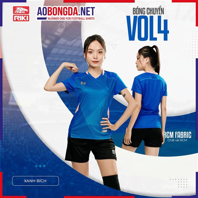 Áo Bóng Chuyền Riki Vol4 Bích Nữ