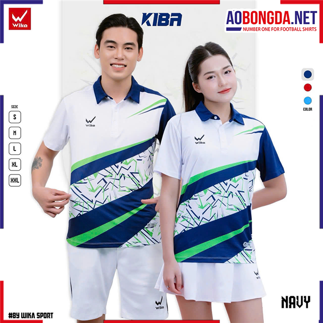 Áo Polo Wika Kiba Navy
