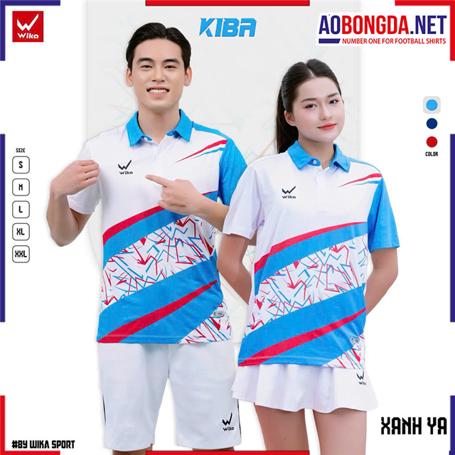 Áo Polo Wika Kiba Xanh Ya