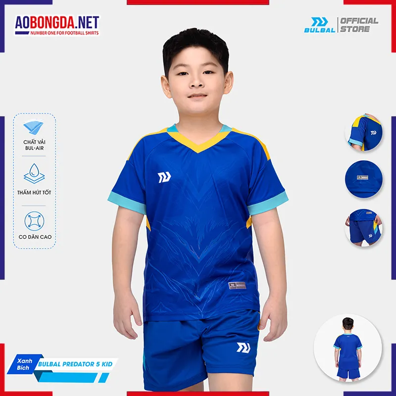  Áo Không Logo Bulbal Predator 5 Trẻ Em Bích