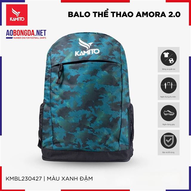 Balo thể thao Amora Kamito 2.0 KMBL230427 Xanh Đậm