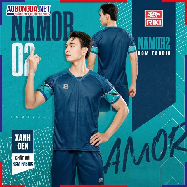 Áo Không Logo Riki Namor 02 Xanh Đen 