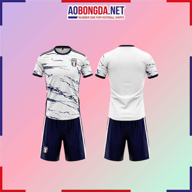 Áo Bóng Đá Đội Tuyển Ý Trắng 2023-2024