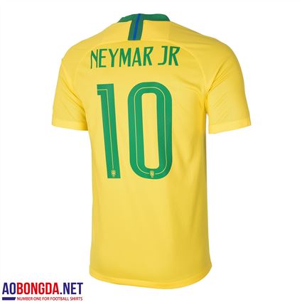 Font áo bóng đá Brazil World Cup 2018