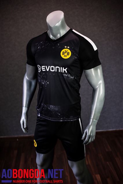 Áo Bóng Đá CLB Dortmund đen mùa giải 2019 2020
