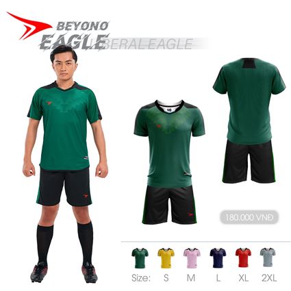 Áo Không Logo Beyono Eagle Xanh Lá