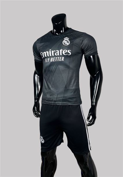 Áo Bóng Đá Real Madrid Đen Sân Khách 2022-2023