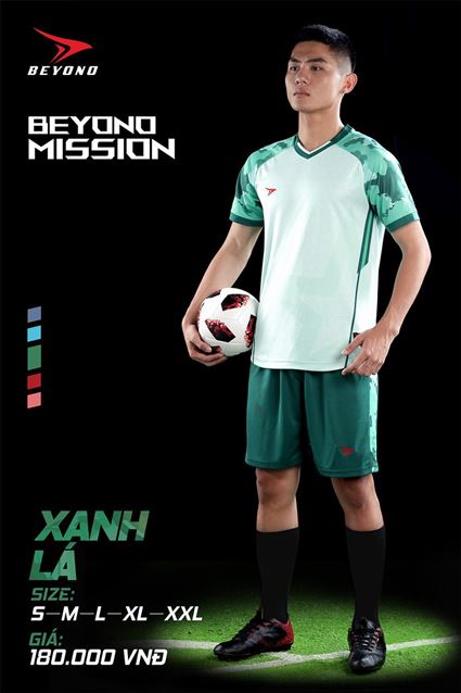 Áo Không Logo Beyono Mission Xanh Lá