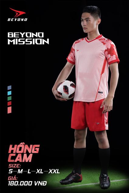 Áo Không Logo Beyono Mission Hồng Cam